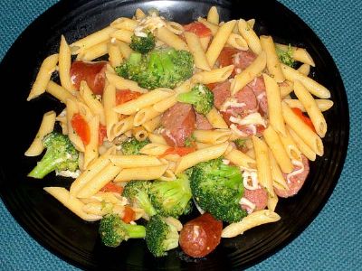 Penne with Broccoli and Sausage