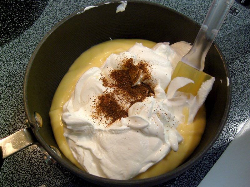 Add Cream of Chicken, Sour Cream and Chile Pepper to sauce pan, simmer.