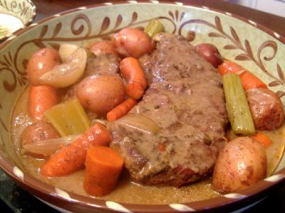 Braised, Slow Cooked Beef Pot Roast