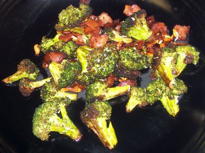 Roasted Lemon Garlic Broccoli