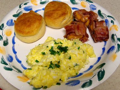 Scrambled Eggs and Chives