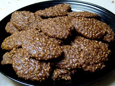 No Bake Peanut Butter Oatmeal Cookies