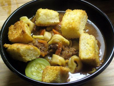 Italian Sausage Tortellini Soup