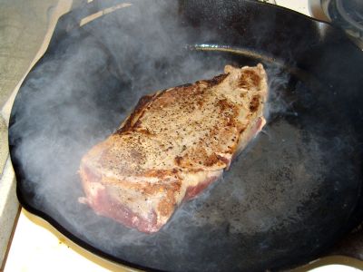 Steak on the Stove