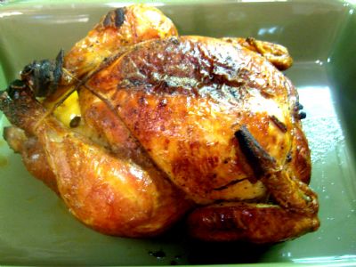 Lemon and Garlic Roast Chicken