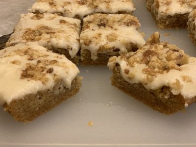 Walnut Maple Cookie Bars