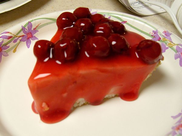 No Bake Cherry Cheesecake