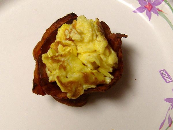 For breakfast, you could also put eggs and cheese (or hash browns).