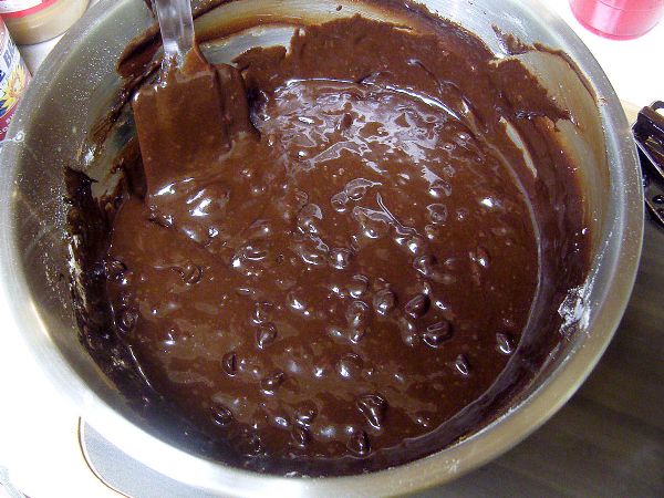 Mix together. It will get very thick (almost fudgy).