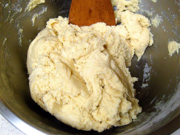 Will mix into a big ball of dough (play-do consistency)