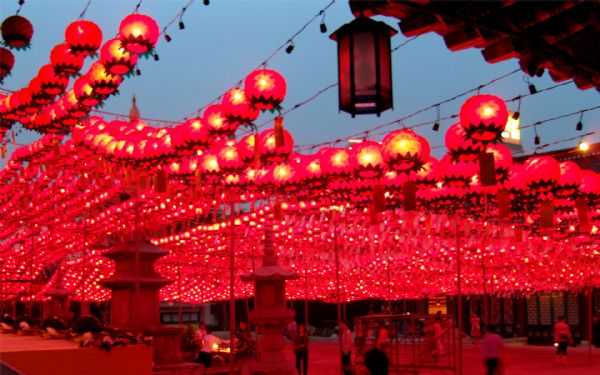 Lanterns at Bongeunsa Buddhist Temple