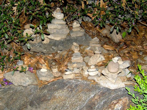 Rocks set up at Bongeunsa