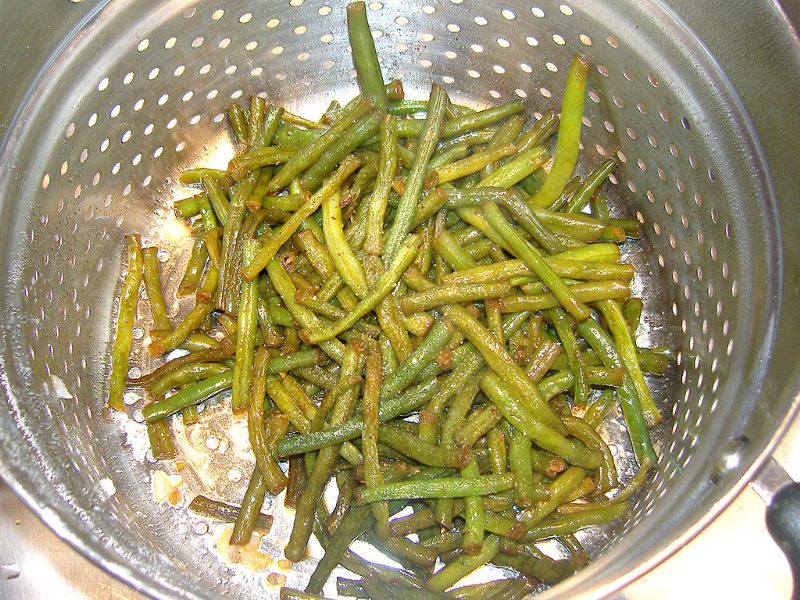 Drain. Add salt and pepper to taste.