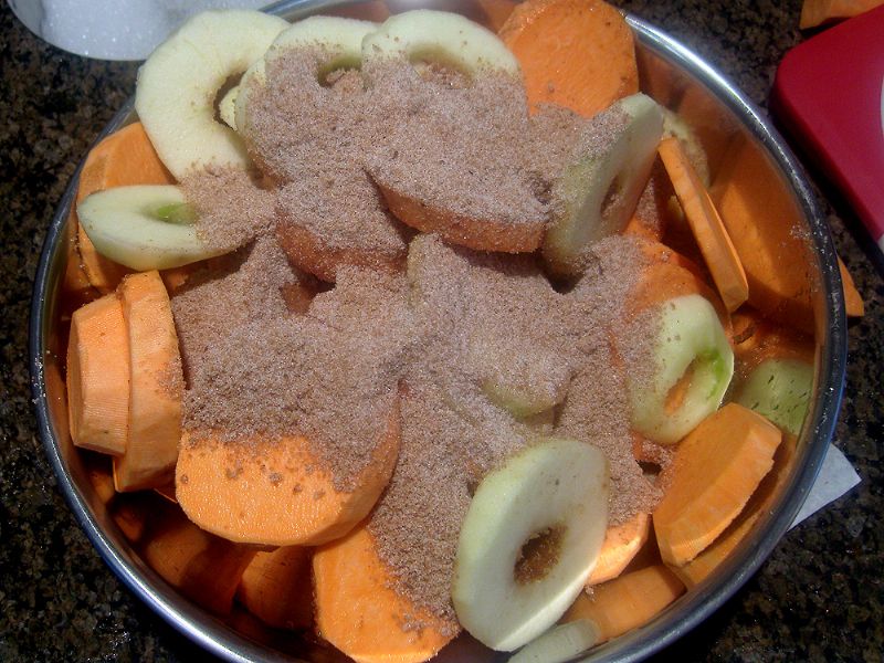 Then add the rest of the sugar while in another bowl