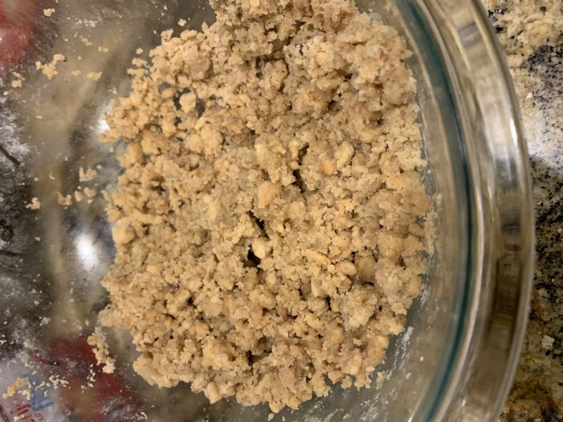 Crumb mixture for crust